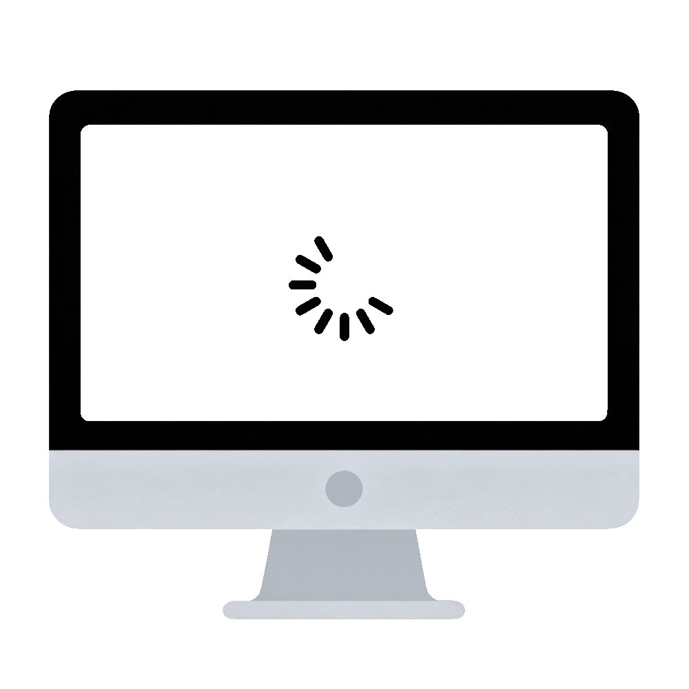 A site stuck loading, never quite launched